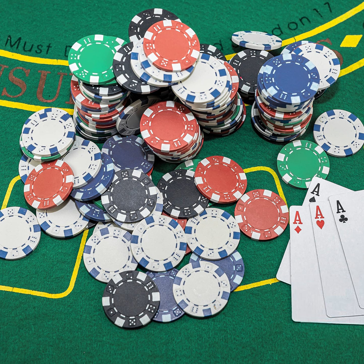 LUOBAO 11.5g Poker Chips Set – 400-Count Casino-Quality Chips for Hold'em & Blackjack