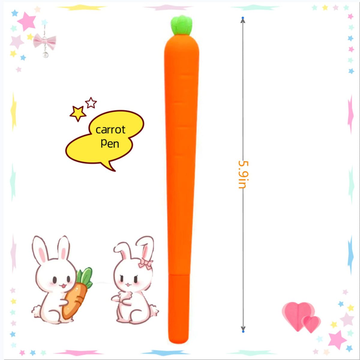 Luolizon Bunny Diary with Lock – Cute Fuzzy Journal for Girls (Ages 8-12) + Carrot Pens