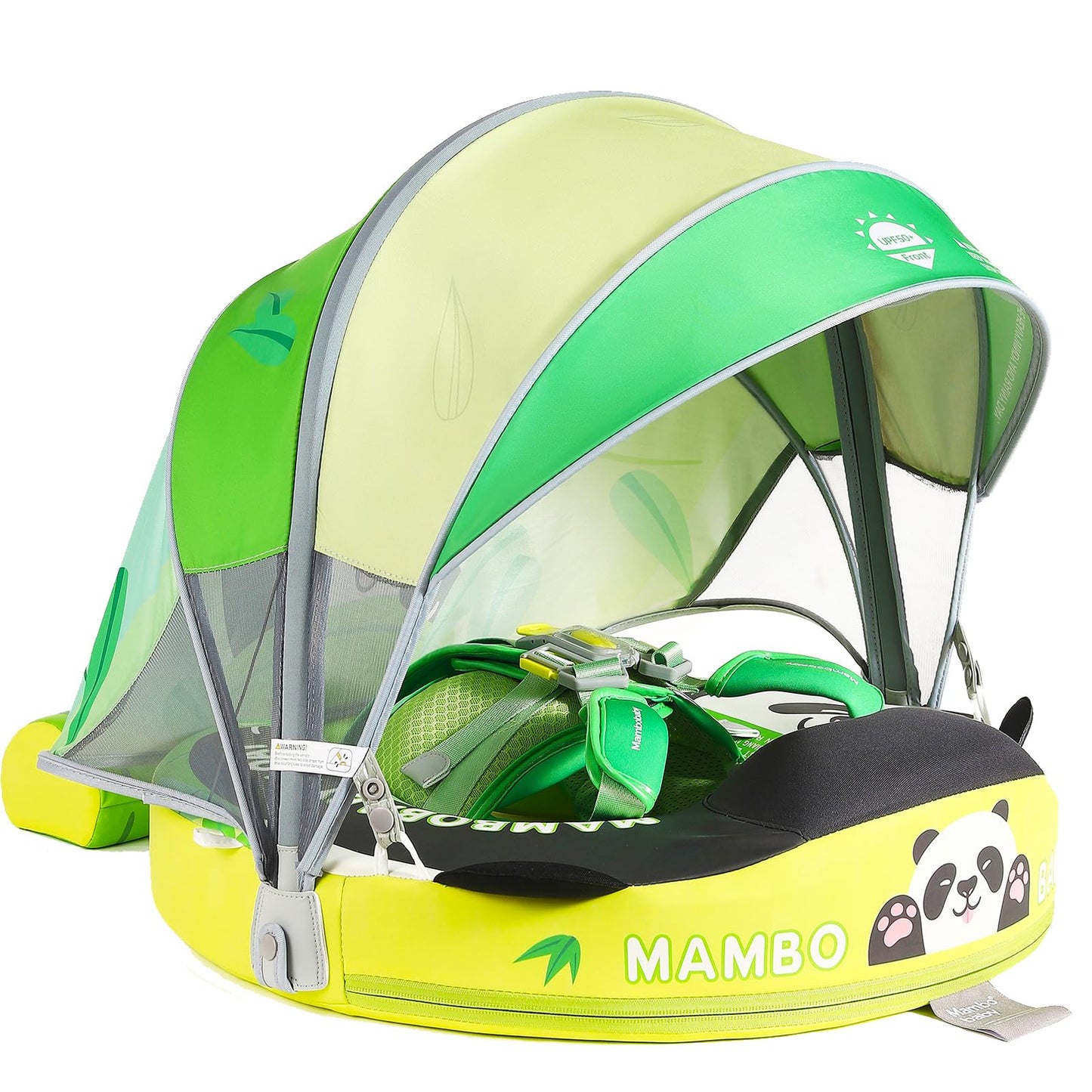 Lurui Baby Floats with Canopy – Non-Inflatable Pool Float for 3–24 Months