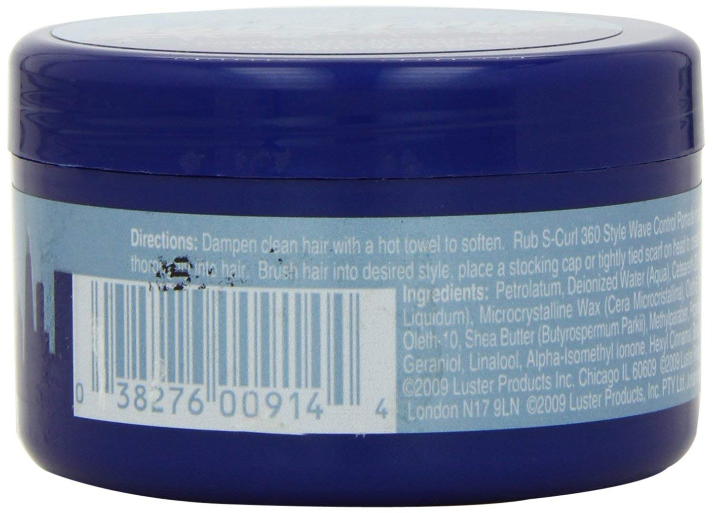 Luster's S-Curl 360 Wave Control Pomade – 6 Pack (3 oz each)