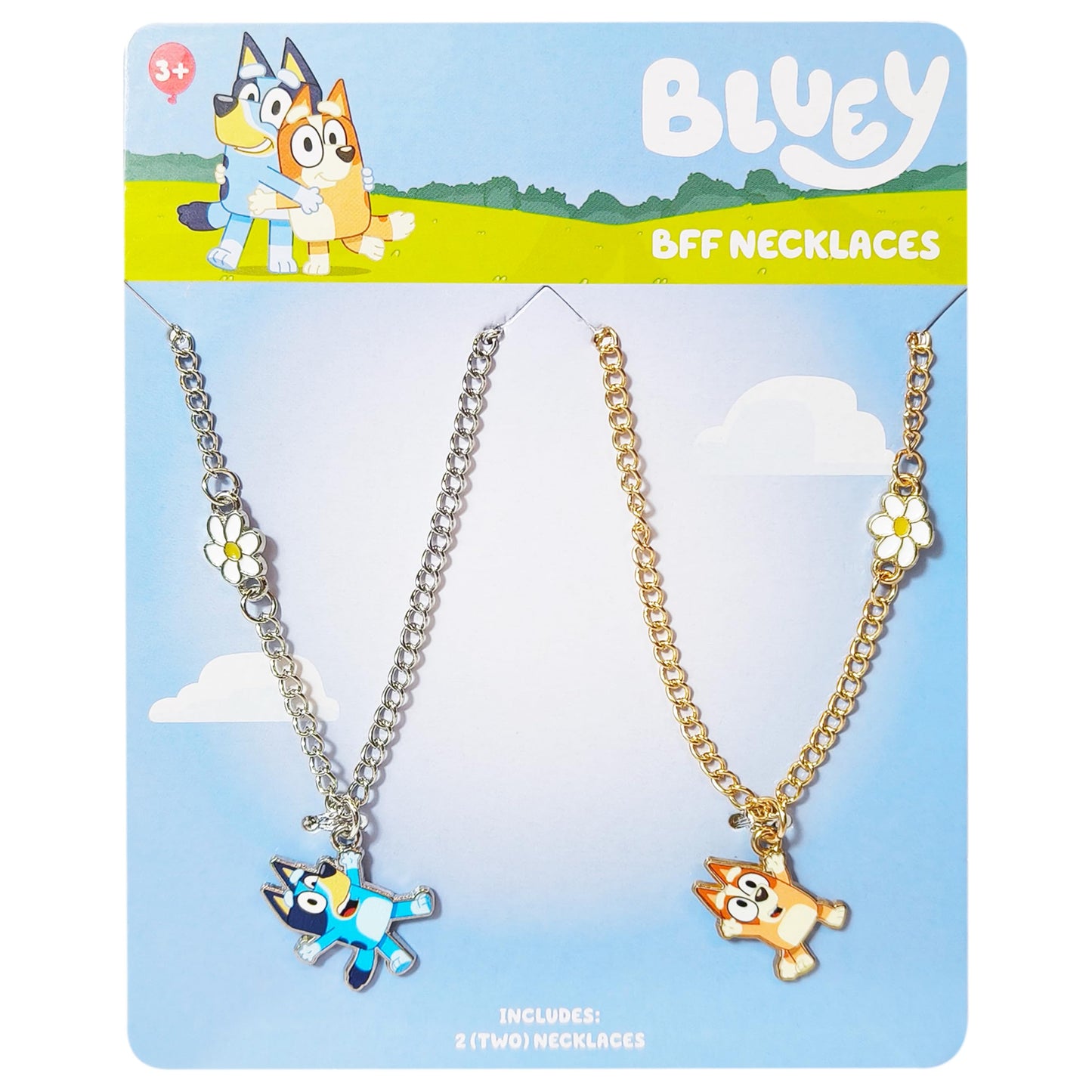LUV HER Bluey & Bingo BFF Necklace Set – Best Friend Gift for Girls 6+
