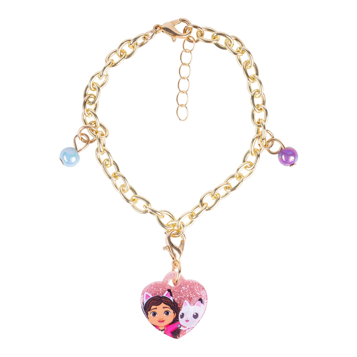 LUV HER Gabby's Dollhouse Charm Bracelet Box Set with 5 Interchangeable Charms – Ages 3+