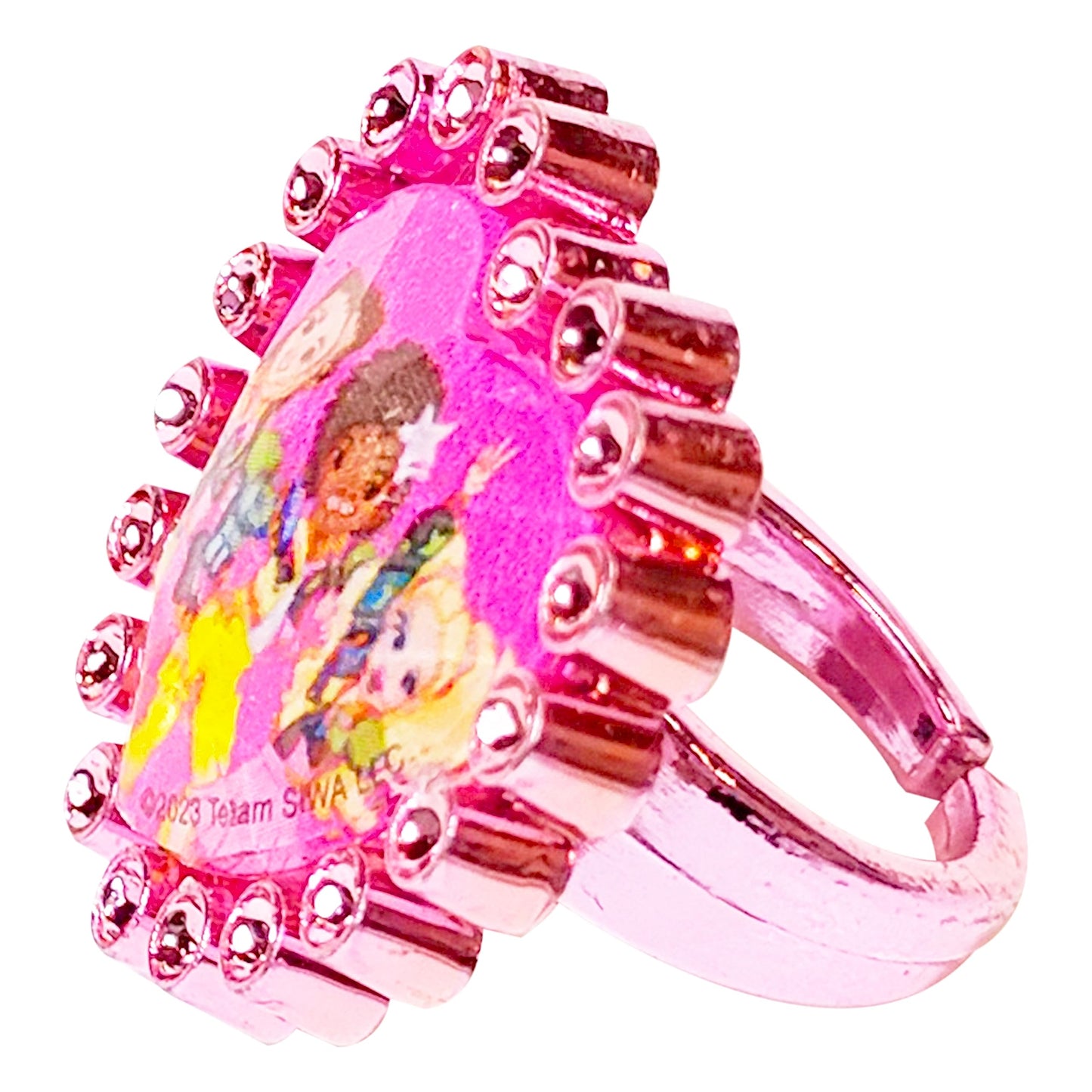 LUV HER XOMG POP Girls BFF 6-Piece Jewelry Box Set | Rings, Bead Bracelets & Snap Hair Clips Ages 3+