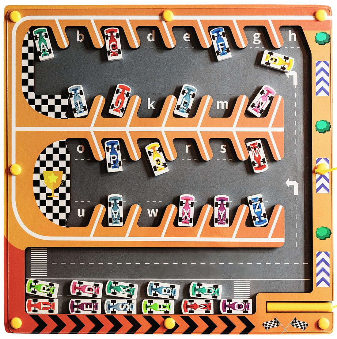 LUVNBLESS Magnetic Alphabet Maze for Kids | ABC Learning & Fine Motor Skills (Ages 3-6)