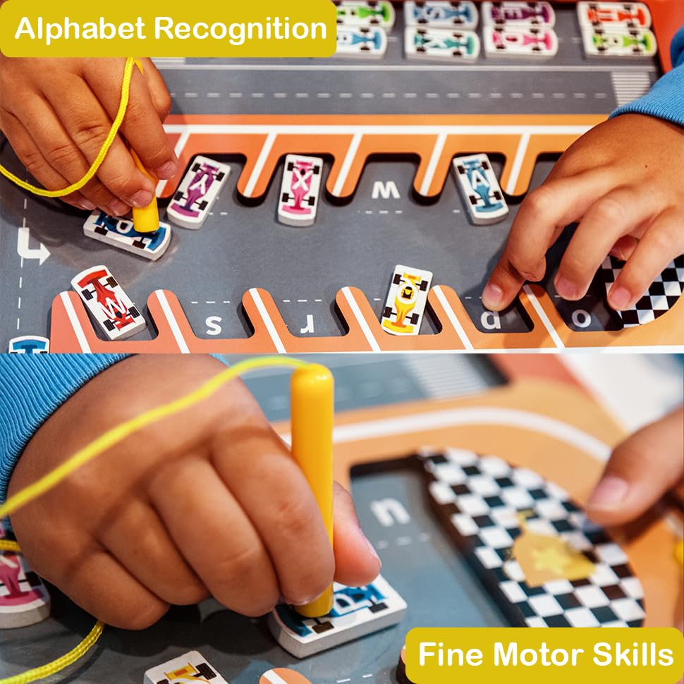 LUVNBLESS Magnetic Alphabet Maze for Kids | ABC Learning & Fine Motor Skills (Ages 3-6)