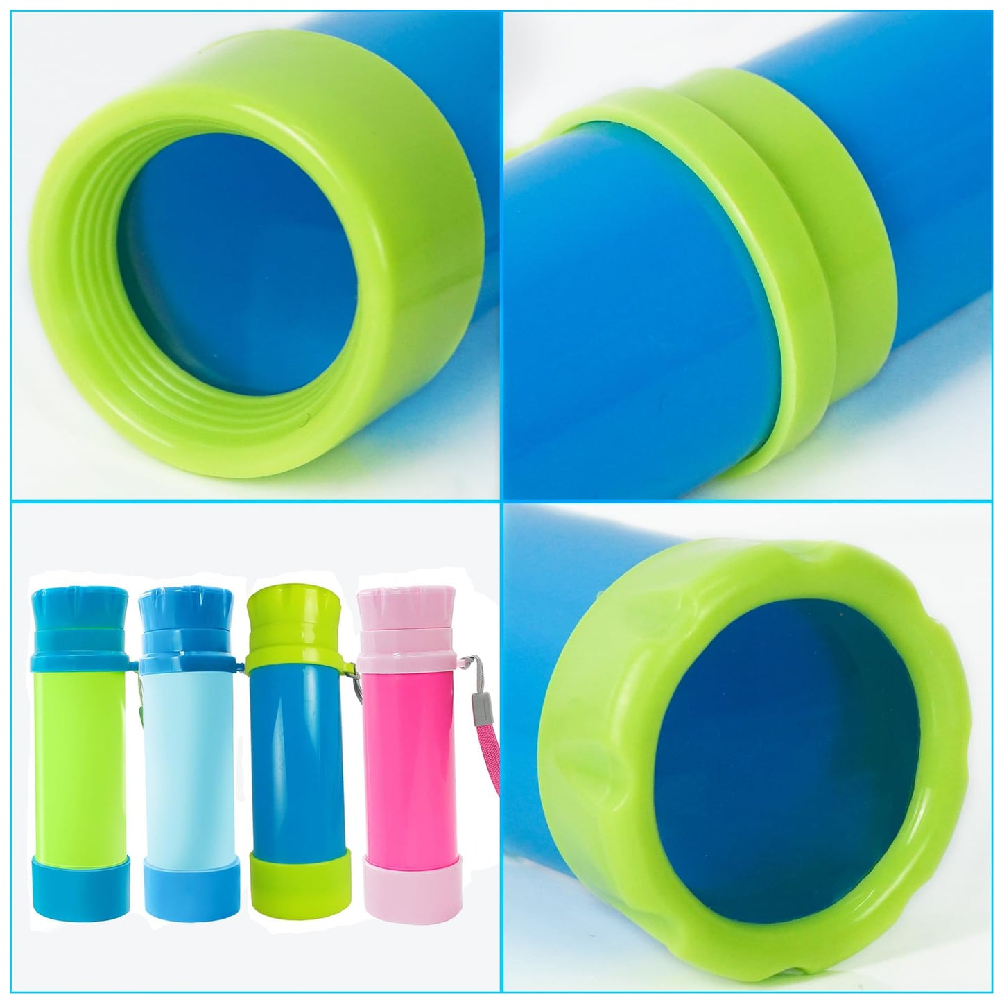 Luwint Pocket Telescope Toy for Kids – 4 Pack Monocular Spyglass