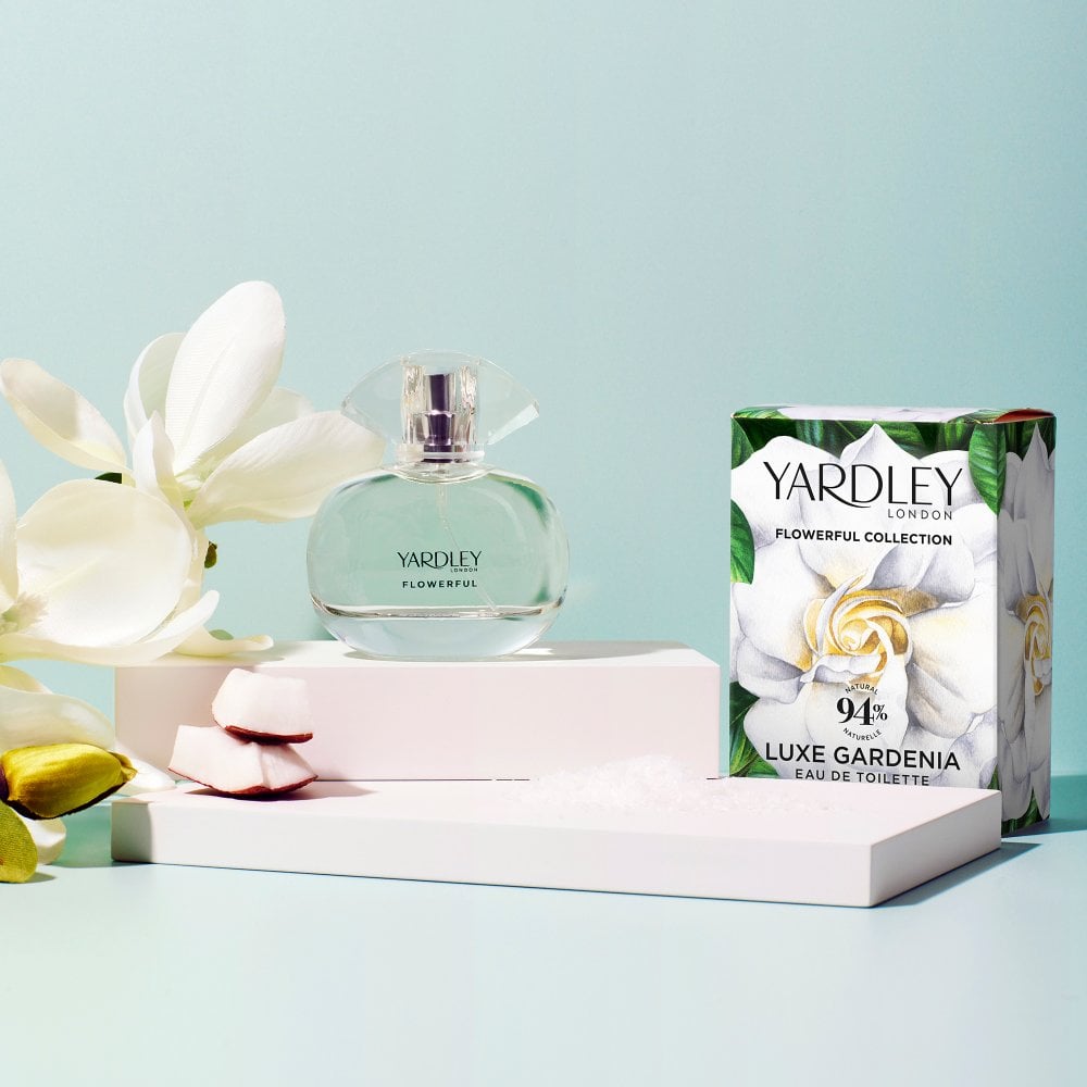 Yardley Luxe Gardenia Eau de Toilette 50ml Spray Women's Fragrance