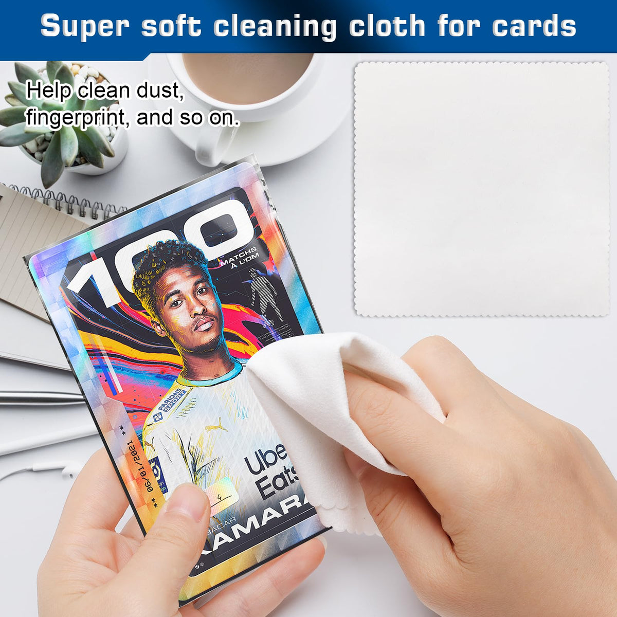 Luxiv Card Grading Centering Tool Kit — 30X Magnifier, Right-Angle Guide, 2 Soft Cloths