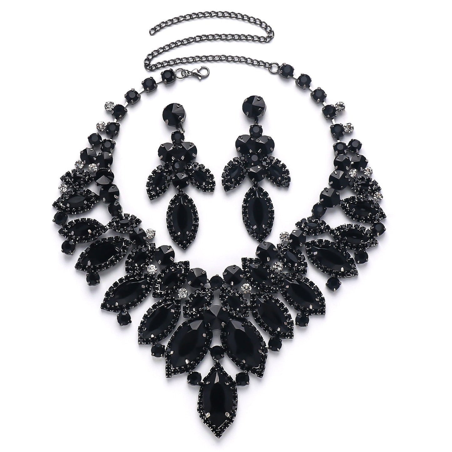 Luxury Leaf Necklace Suit