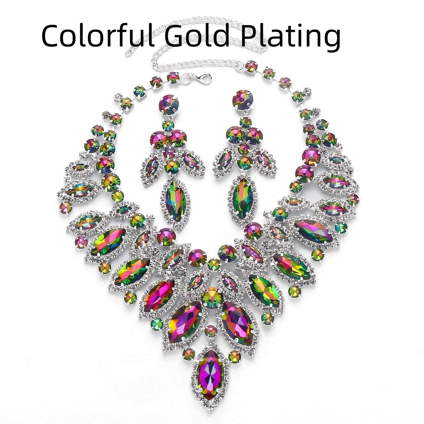Luxury Leaf Necklace Suit