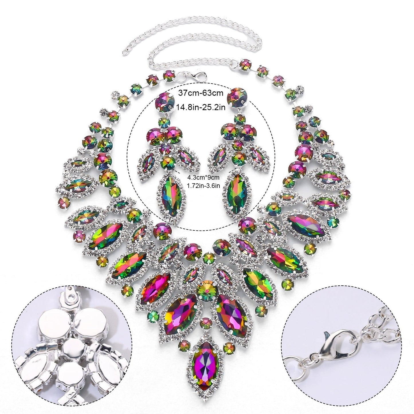 Luxury Leaf Necklace Suit
