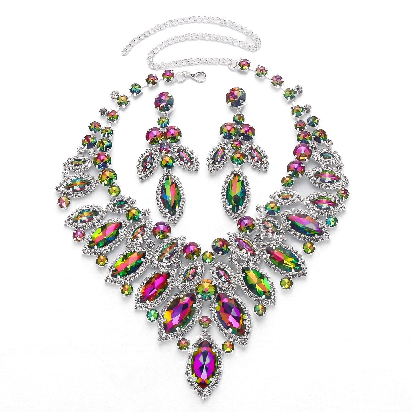 Luxury Leaf Necklace Suit
