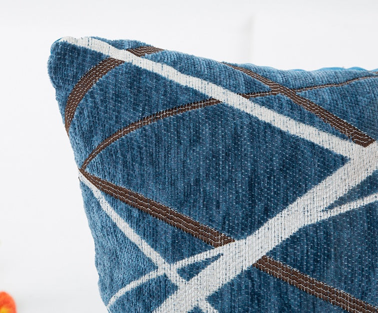 Luxury Striped Cushion Cover