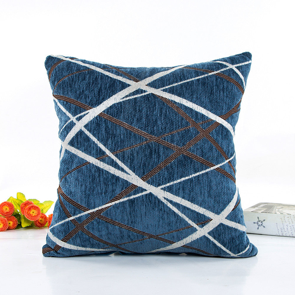 Luxury Striped Cushion Cover