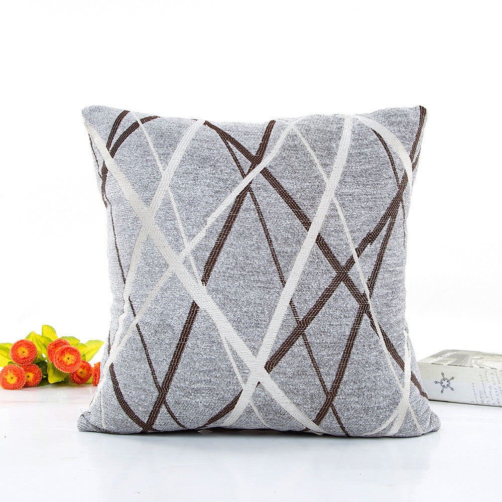 Luxury Striped Cushion Cover