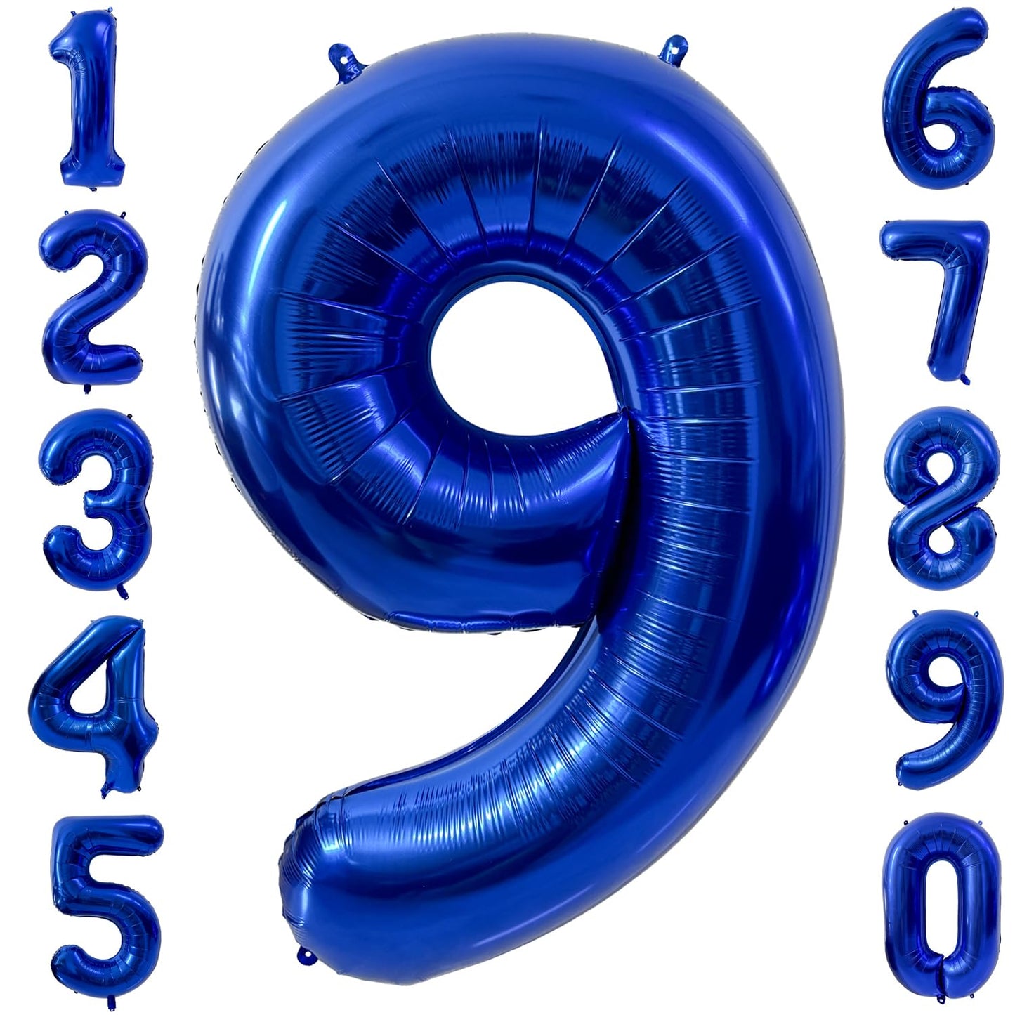LVMOQIQIU 40-Inch Navy Blue Foil Number 9 Balloon – Large Party Decor