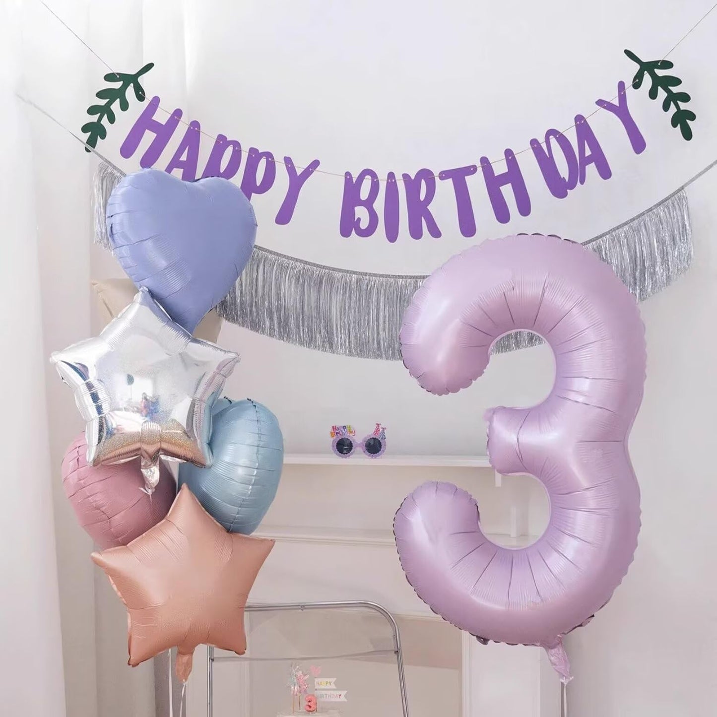 LVMOQIQIU Purple 90 Balloon – 40-Inch Matte Foil Number 90