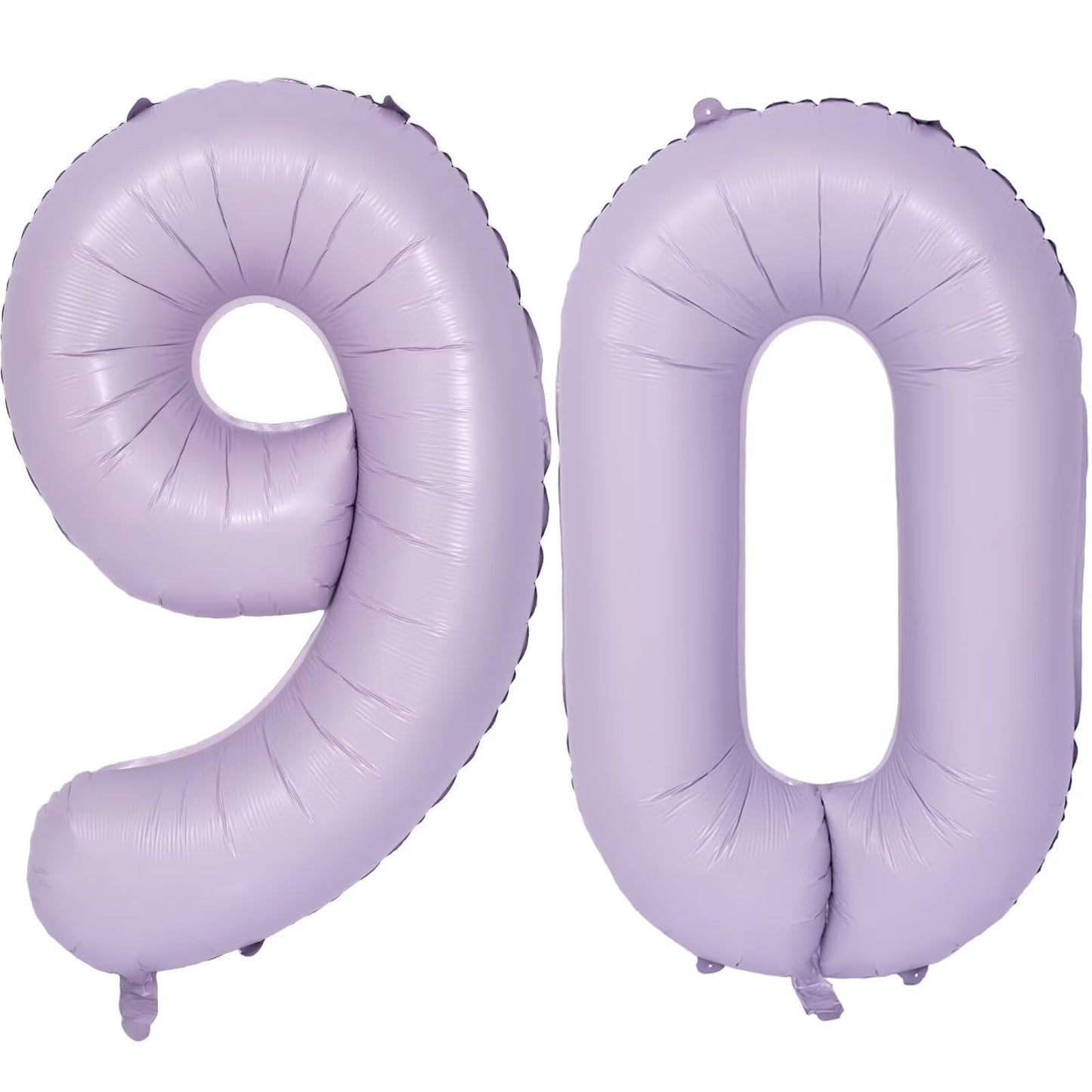 LVMOQIQIU Purple 90 Balloon – 40-Inch Matte Foil Number 90