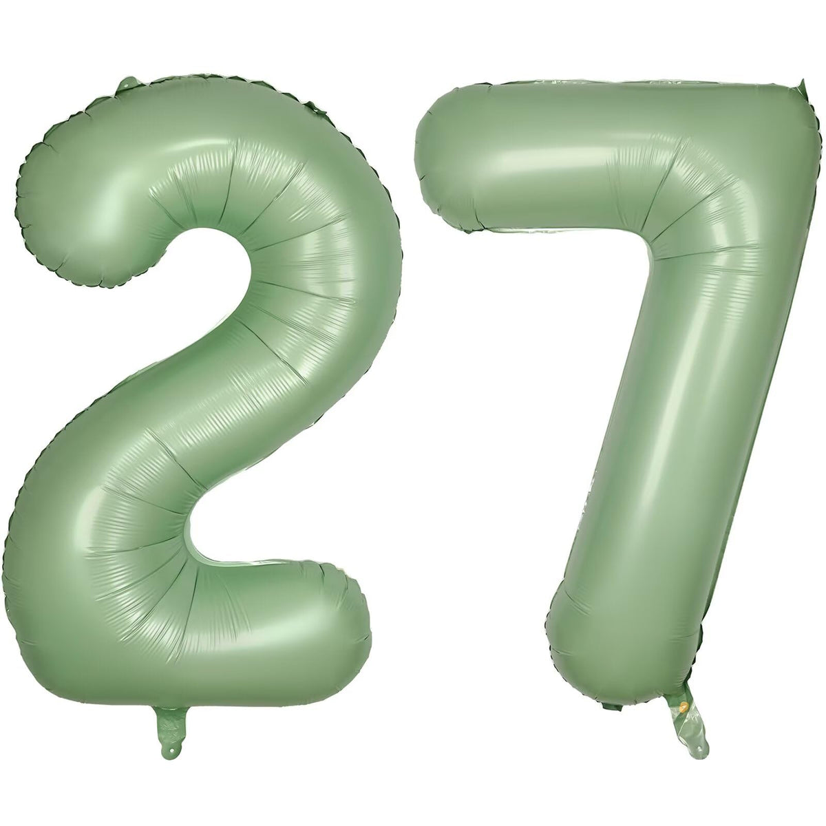 40 Inch Olive Green Number 27 Balloon by LVMOQIQIU – Large Foil Numeral