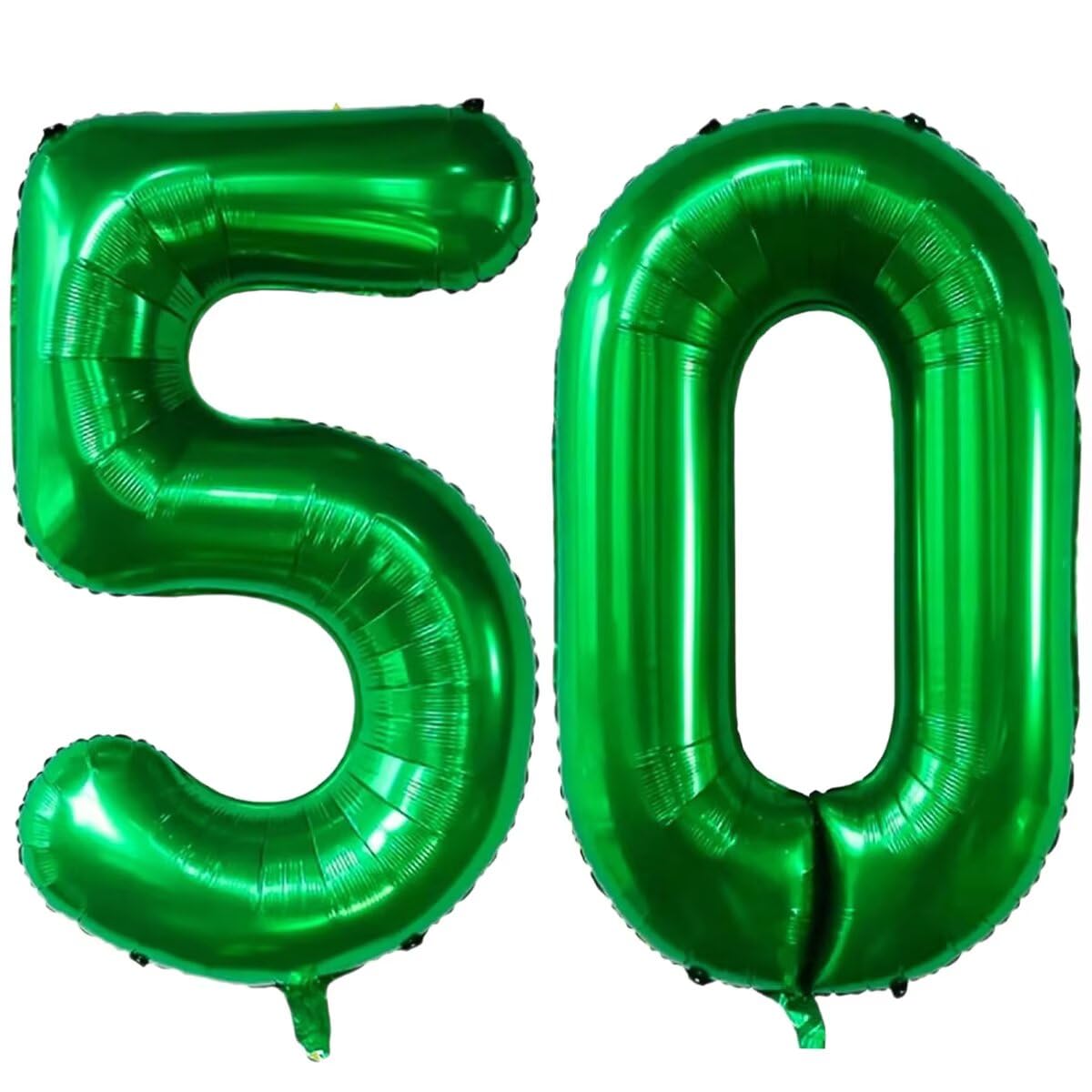 LVMOQIQIU 40-Inch Dark Green Foil Number Balloon 50 – Birthday, Anniversary & Event Decor