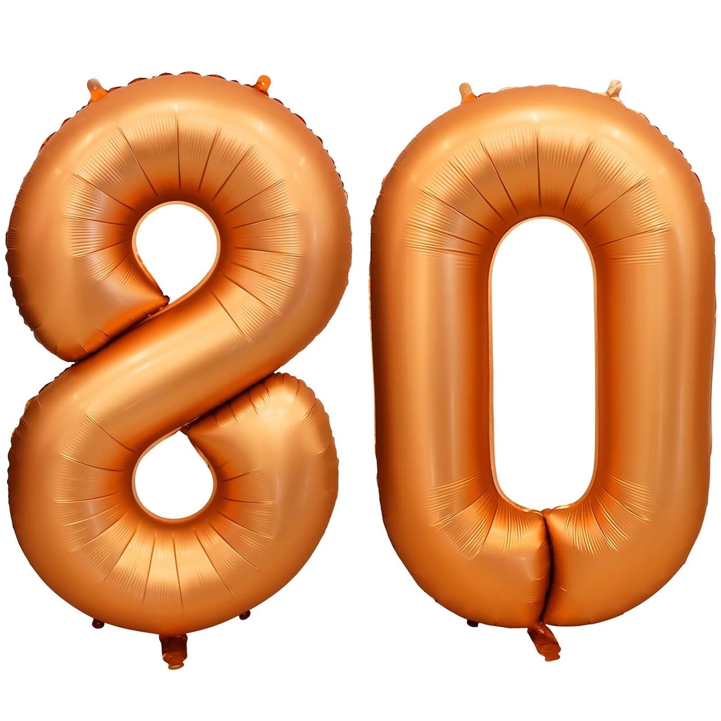 LVMOQIQIU 40-Inch Orange 80-Number Foil Balloons – Birthday & Event Decor