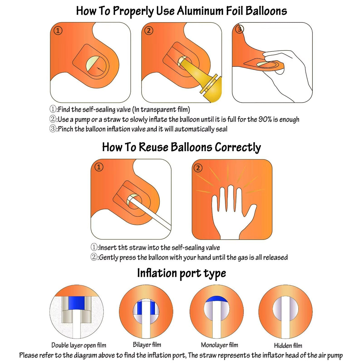LVMOQIQIU 40 Inch Orange 11-Number Foil Balloon – Birthday & Event Decor