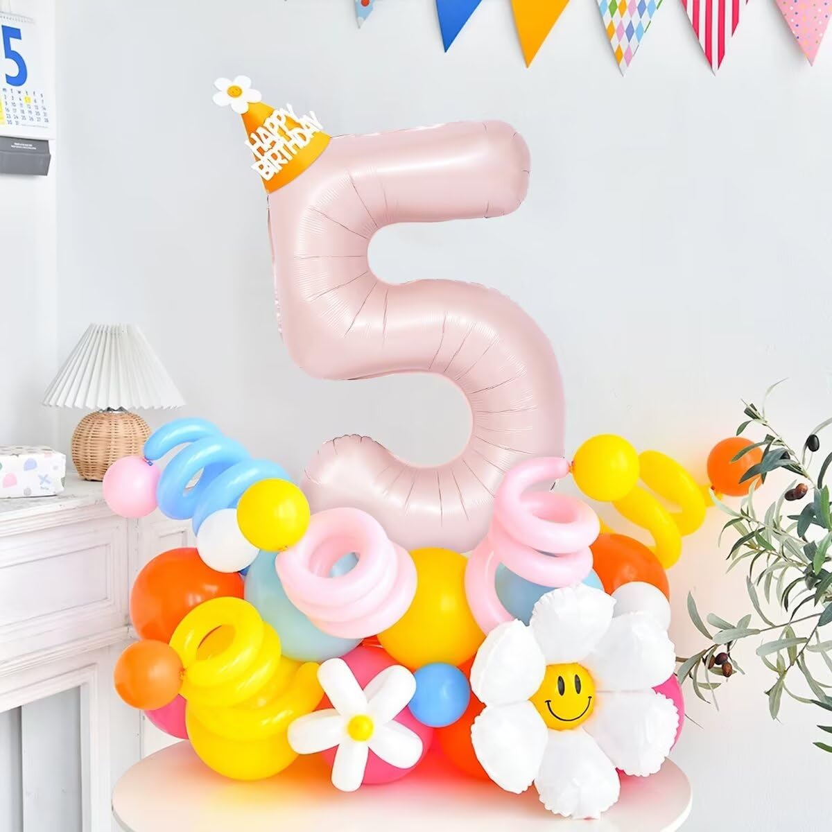 LVMOQIQIU 40-Inch Pink 33 Balloon – Matte Foil Number Balloons for Parties