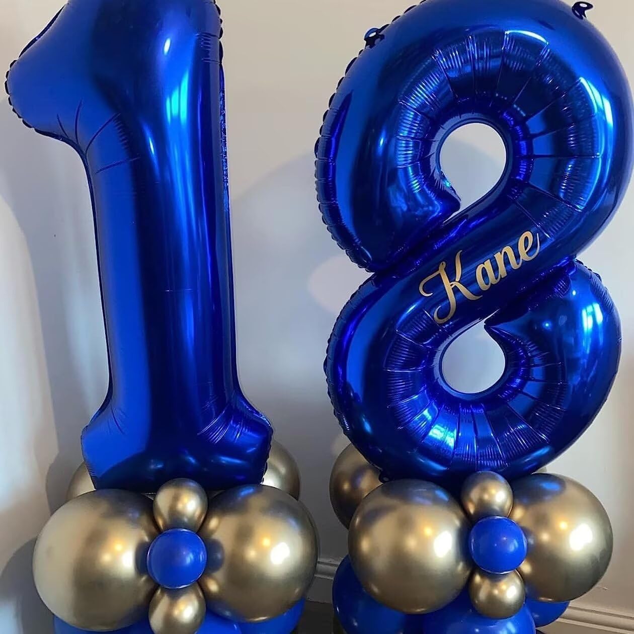 LVMOQIQIU 40-Inch Navy Blue Foil Number 6 Balloon | Large Party Decor