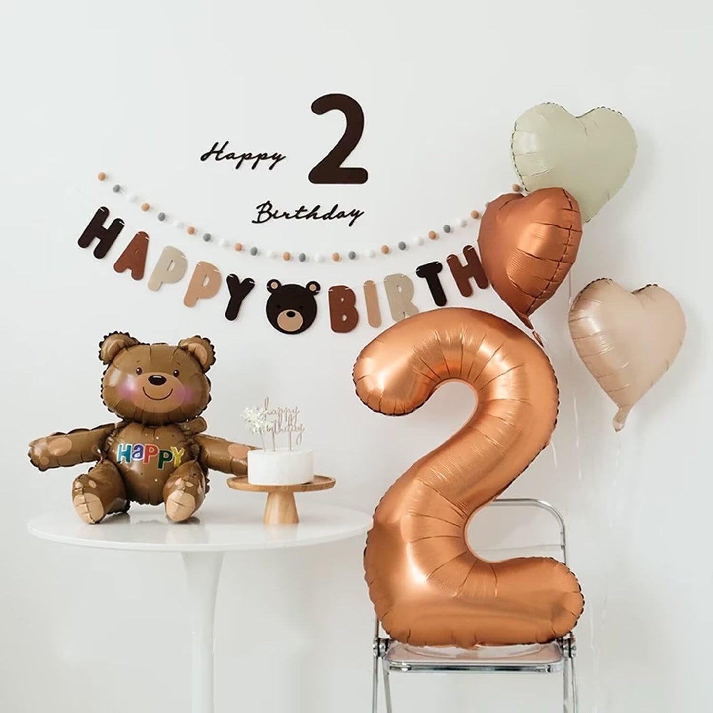 LVMOQIQIU 40-Inch Orange Foil Number Balloon – 1 | Birthday, Anniversary & Party Decorations