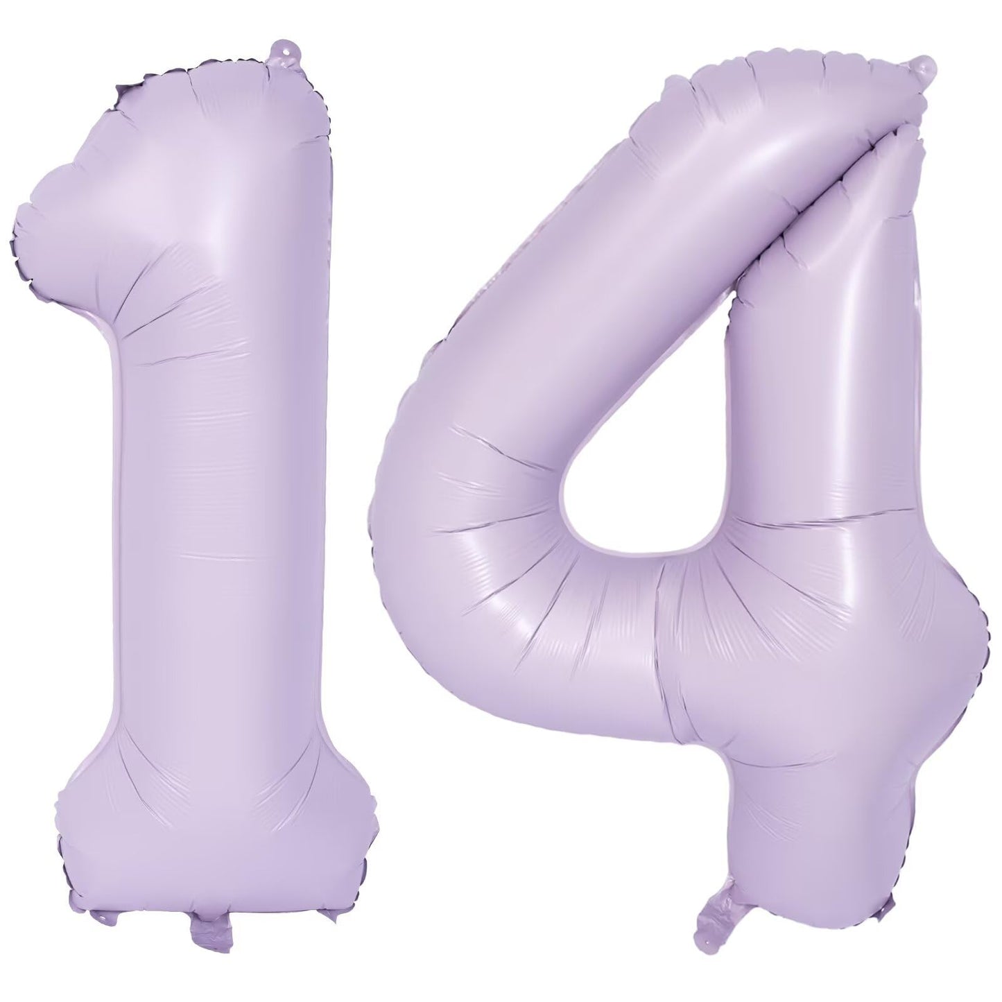 LVMOQIQIU Purple 14 Balloon | 40-Inch Matte Foil Number 14 for Parties