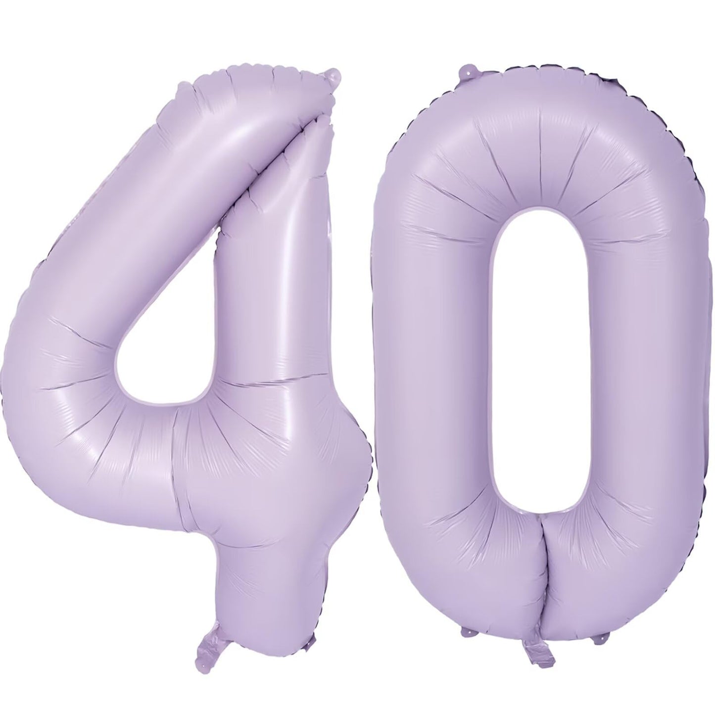 LVMOQIQIU Purple 40-Inch Foil Number Balloon – Matte Purple Party Decoration