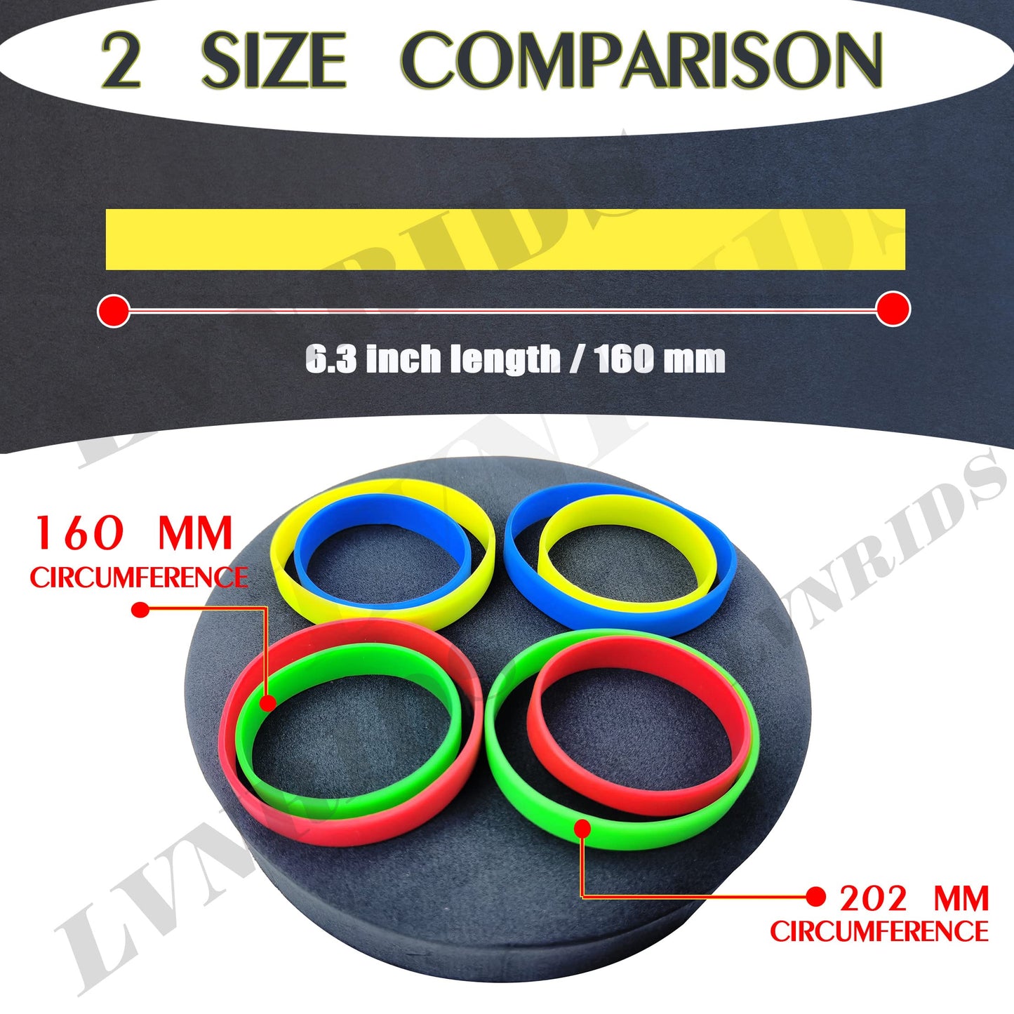 LVNRIDS 30 Pack Silicone Wristbands for Kids (Ages 3–7) – Durable Red Party Favors & Decorations