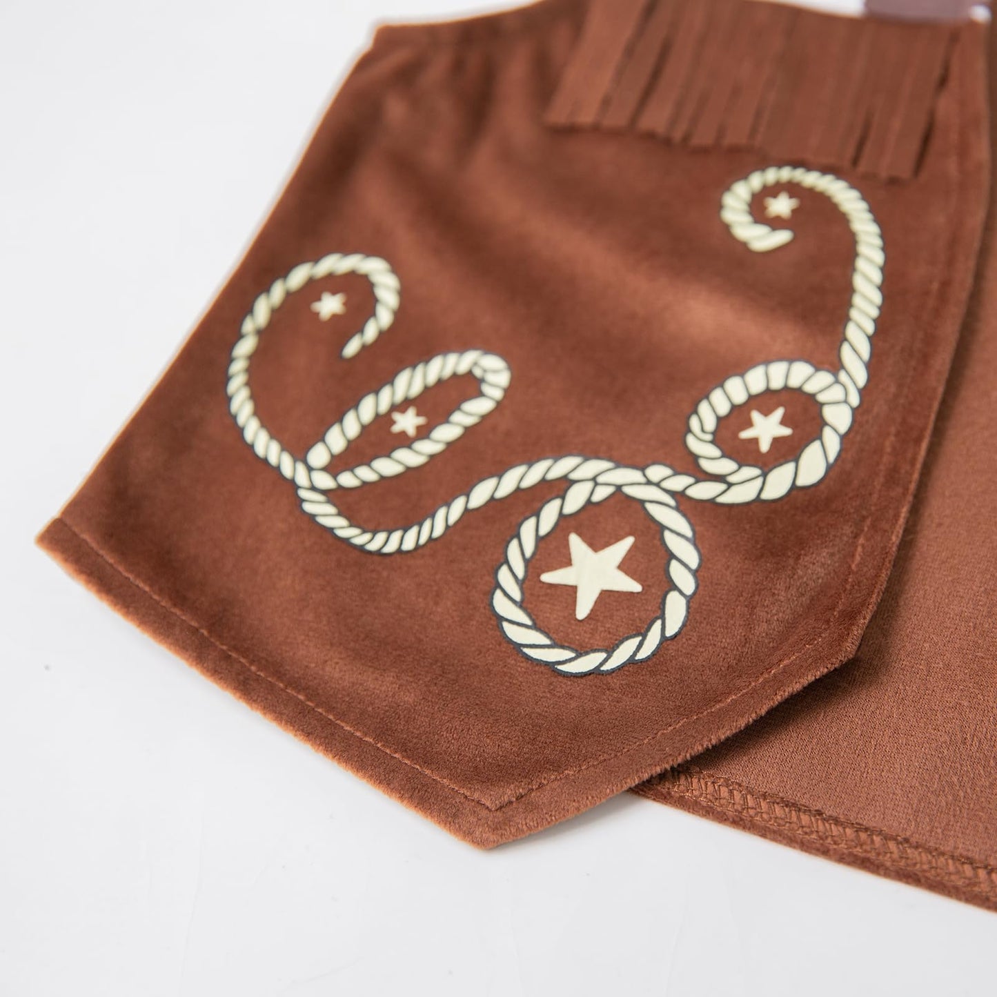 LXKIKMM Western Cowboy Costume Vest & Bandana Set for Kids (2-3 Years)