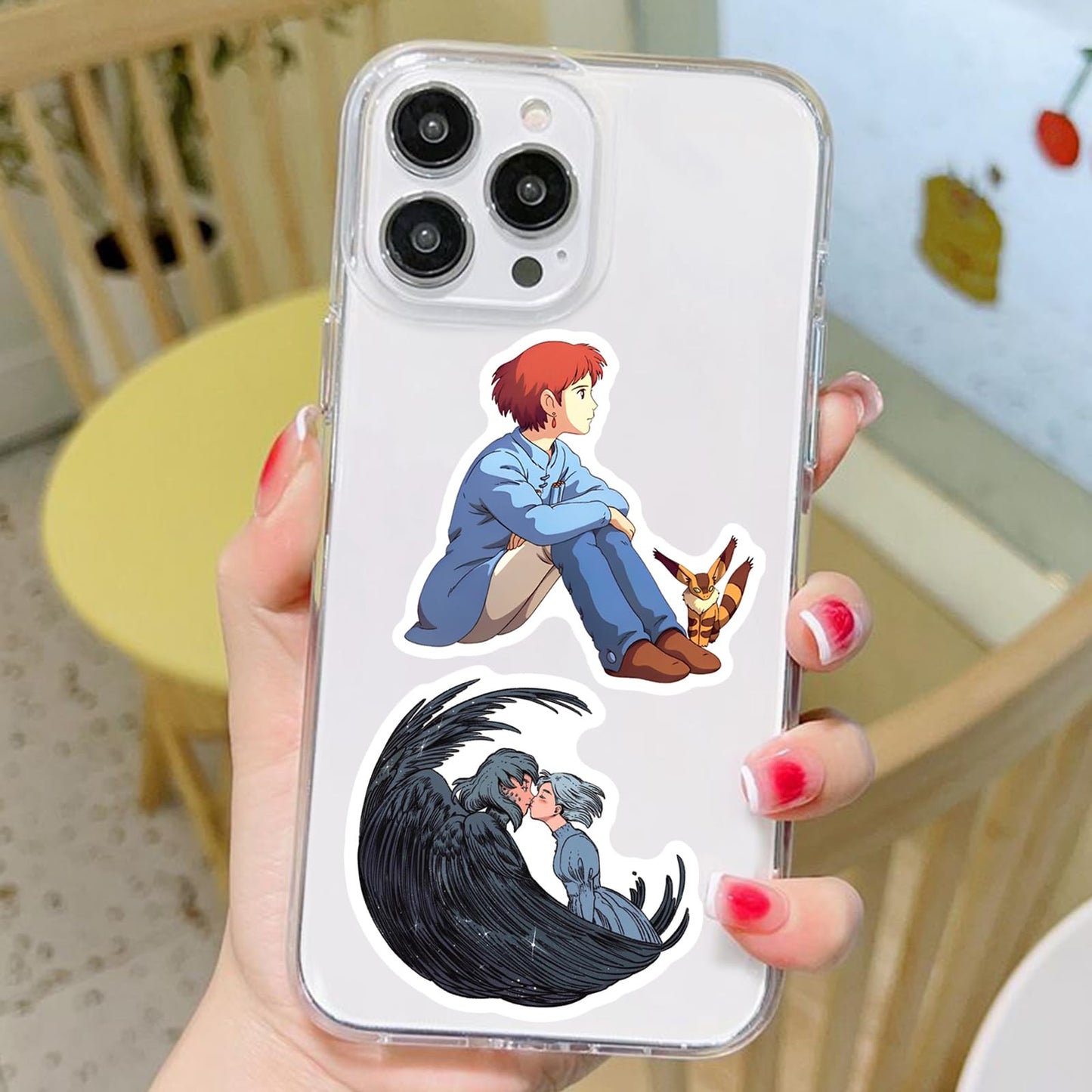 LXYRDHOQPW 100Pcs Hayao Miyazaki Stickers Pack – Waterproof Vinyl Decals for Water Bottles, Laptops & More