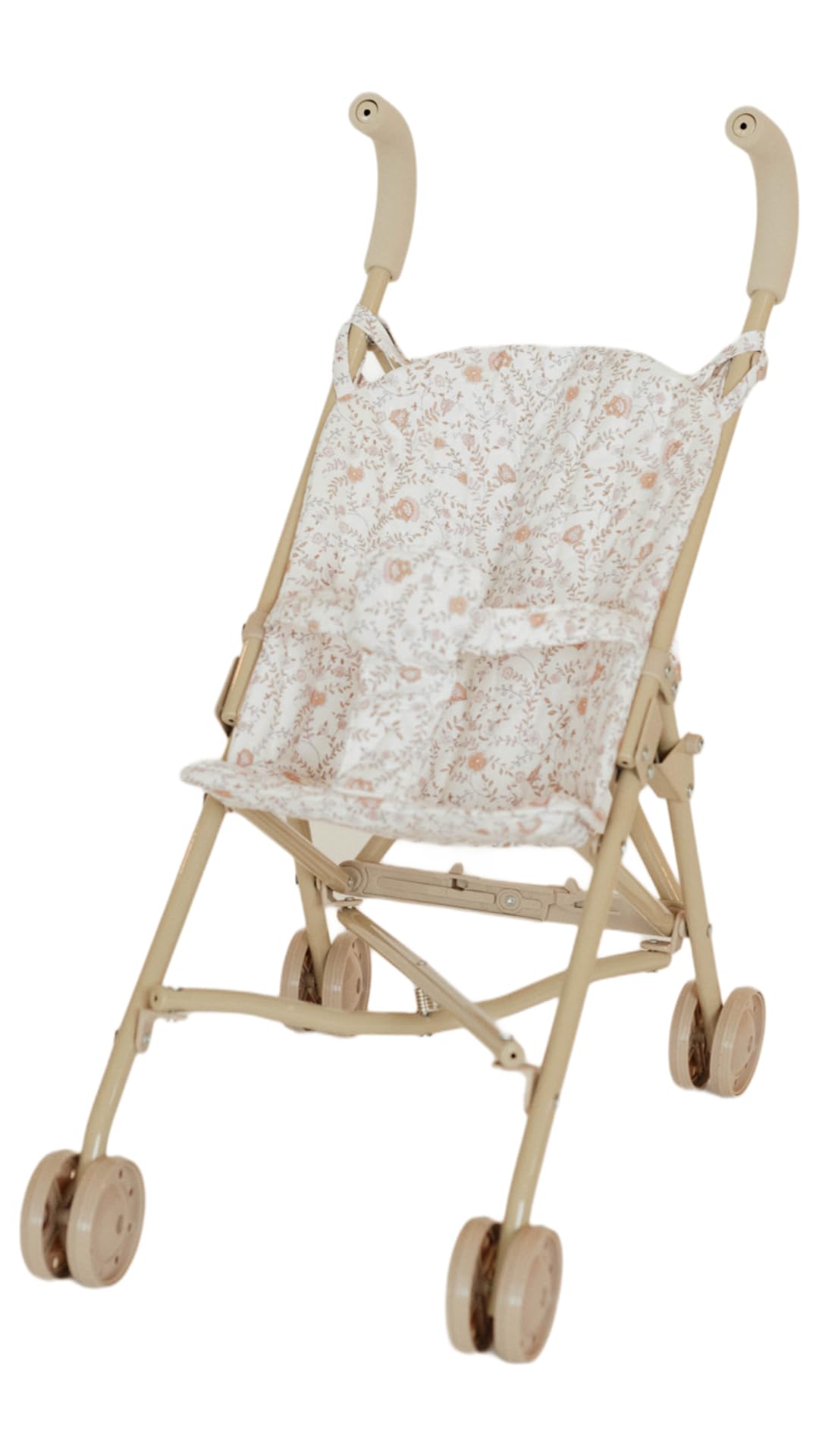 Lyla & Sage Play Co Doll Stroller – Lightweight, Flexible 22in Neutral Floral
