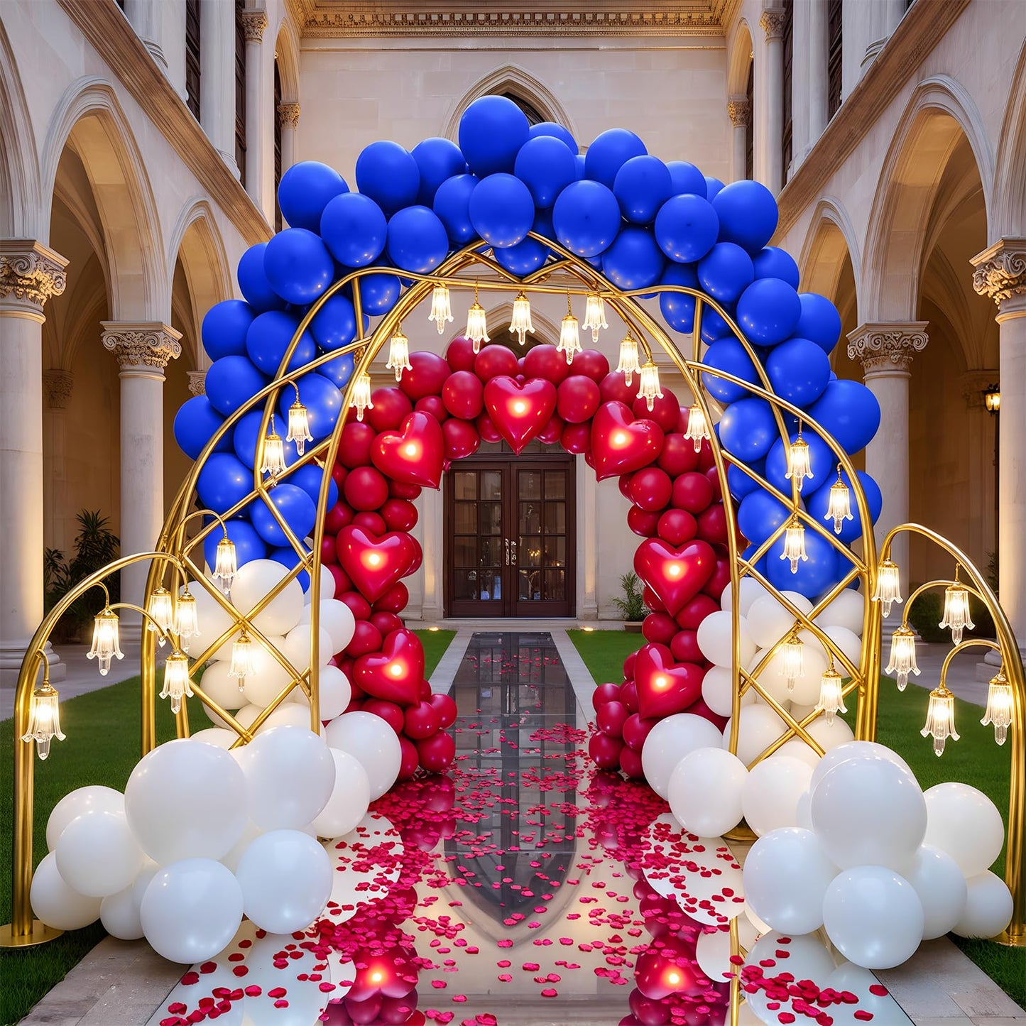 LYNSP Royal Blue Balloons 100 Pack – 12 inch Extra Thick Latex for Parties