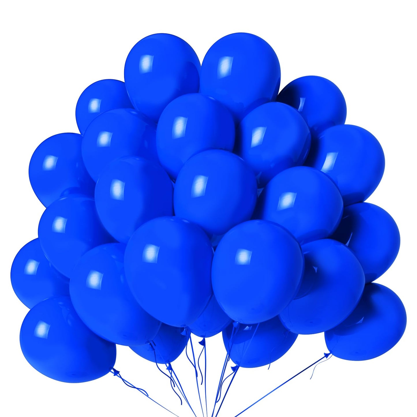 LYNSP Royal Blue Balloons 100 Pack – 12 inch Extra Thick Latex for Parties