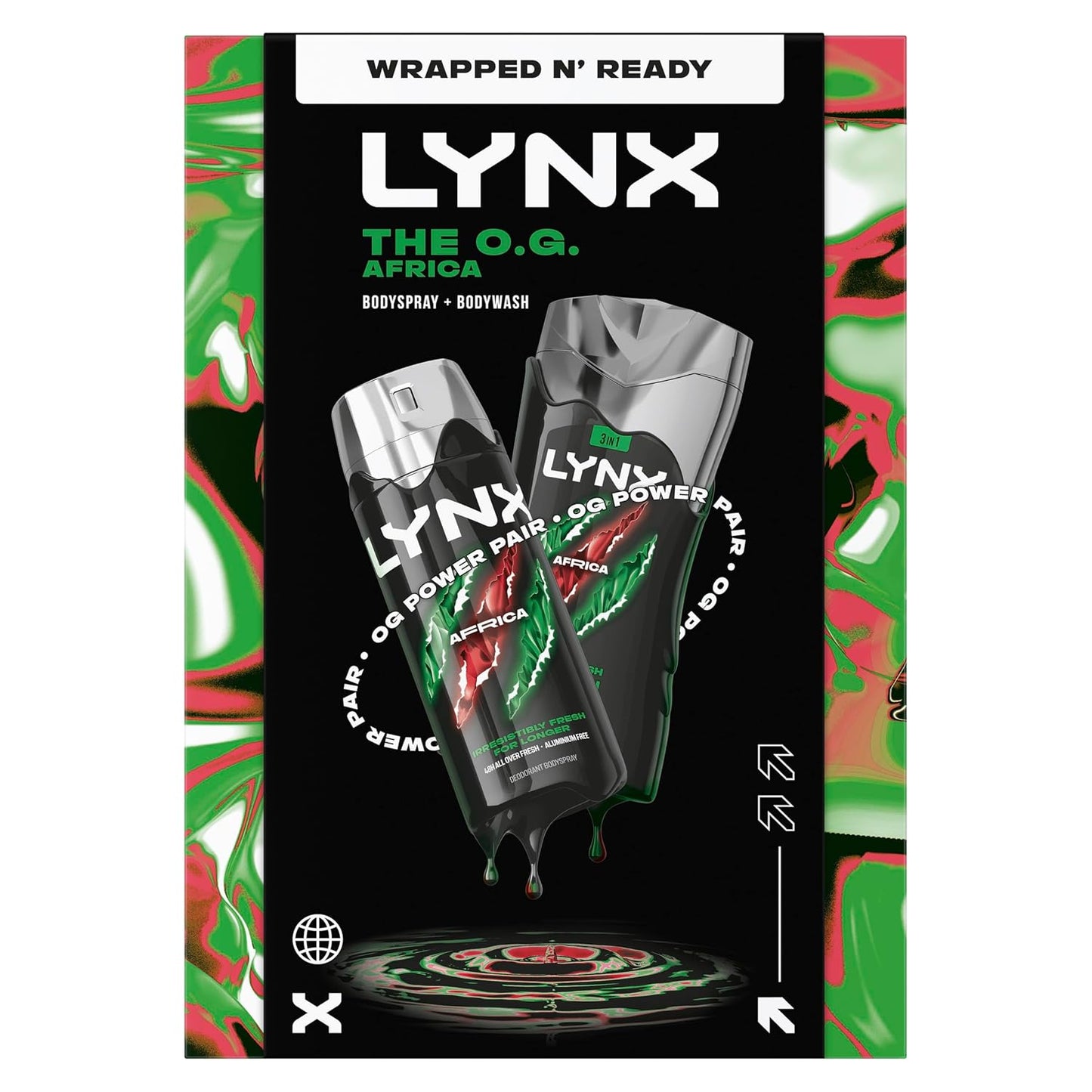 Lynx Africa The O.G. Duo Gift Set - Body Wash & Spray