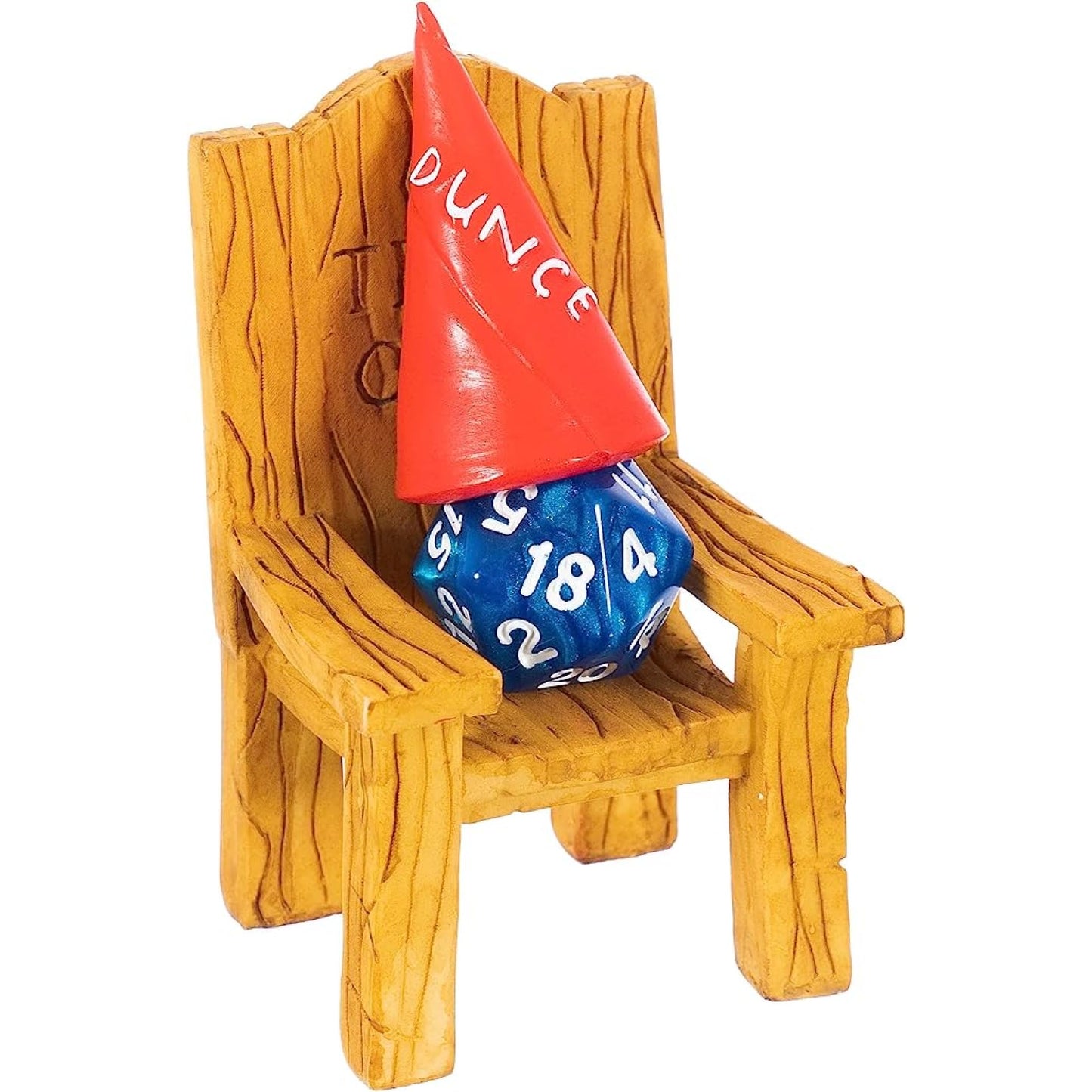 LYNX DND Dice Jail – Time Out Chair & Dunce Hat for RPG Dice