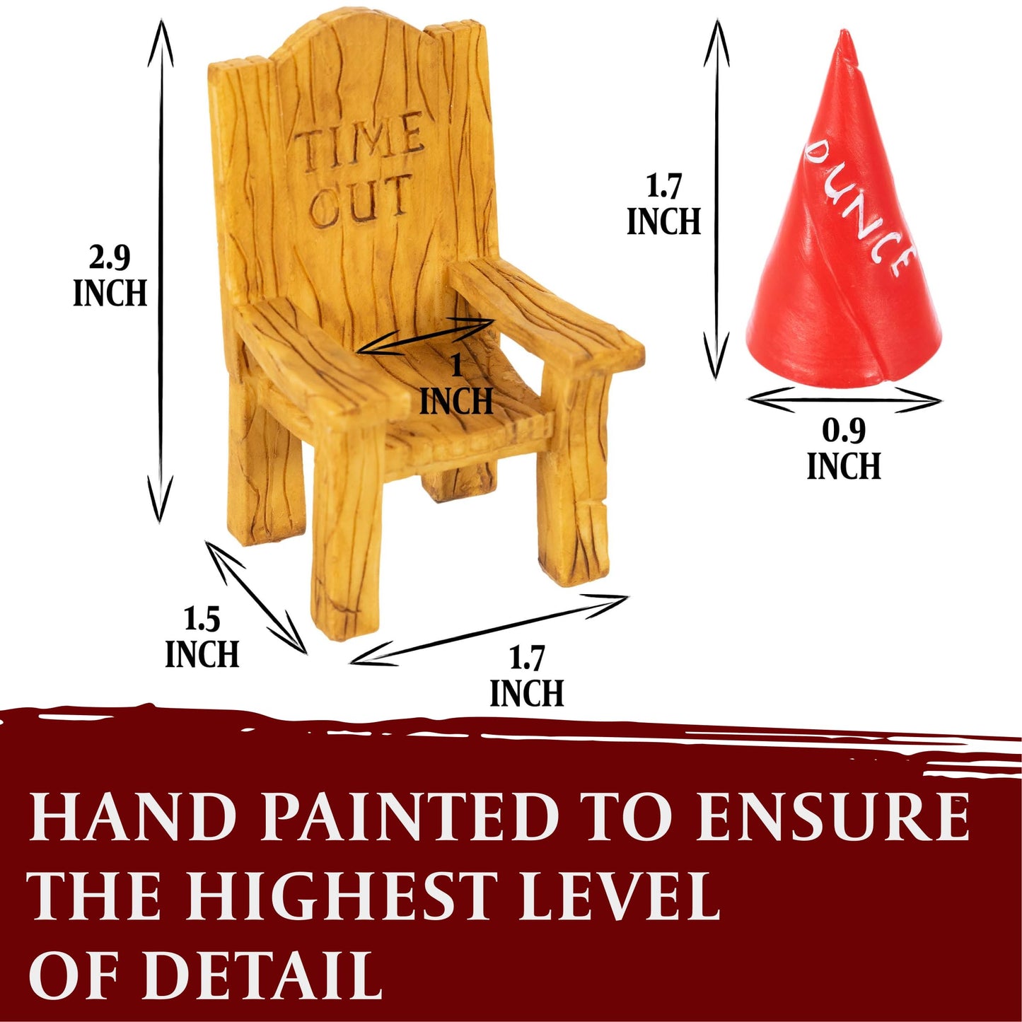 LYNX DND Dice Jail – Time Out Chair & Dunce Hat for RPG Dice