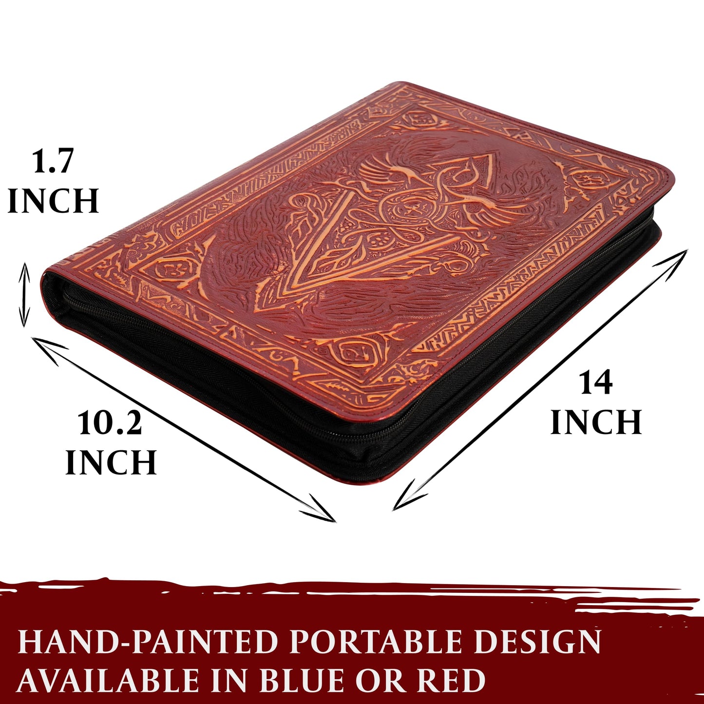 LYNX Trading Card Binder - 9-Pocket Zipper Album with 360 Side Loading | 3D PU Leather for MTG, Lorcana, Pokemon