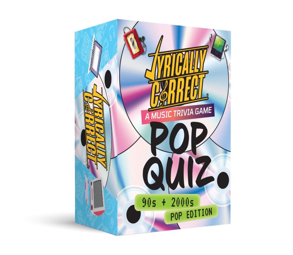 Lyrically Correct '90s & 2000s Pop Edition - Finish The Lyrics Trivia Card Game