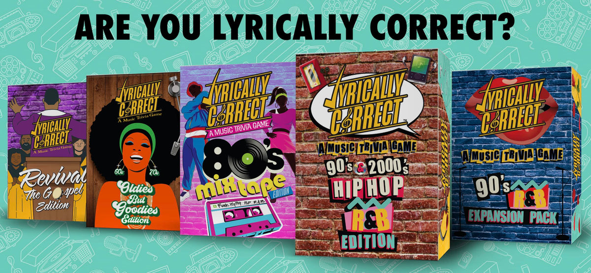 Lyrically Correct '80s Mixtape Card Game – Finish The Lyrics Challenge for Parties & Family Nights