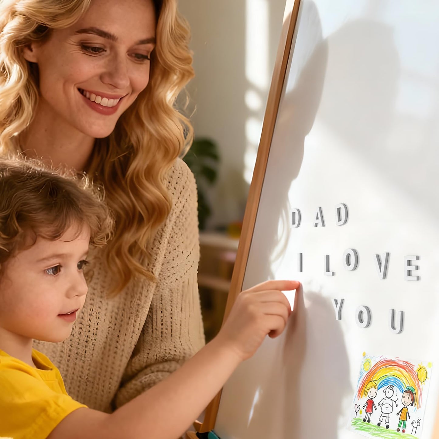 Lzttyee Magnetic EVA Alphabet Letters (117pcs) for Refrigerator & Whiteboard
