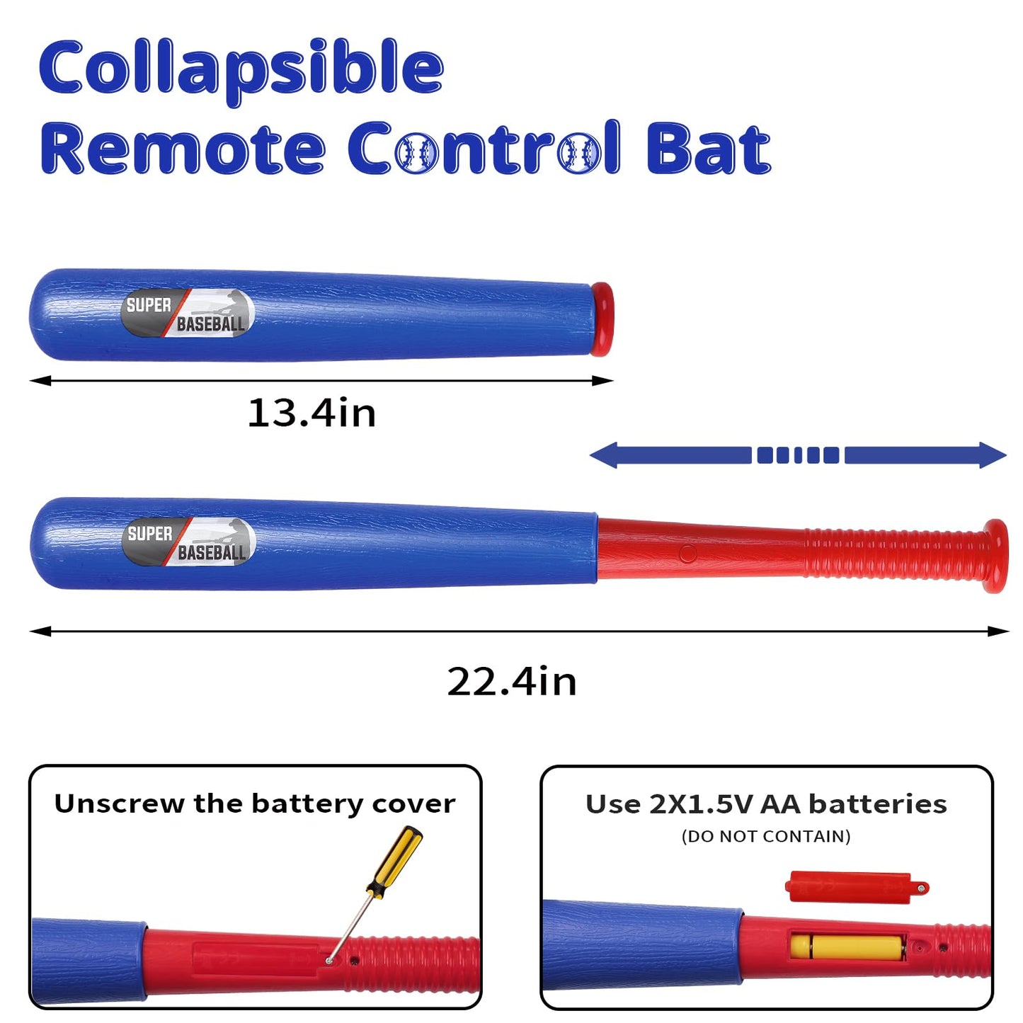 LZZAPJ T Ball Set for Kids 5-8 | Tee Ball with Launcher & Extendable Bat