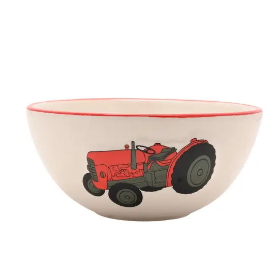 Country Living Tractor Cereal Bow