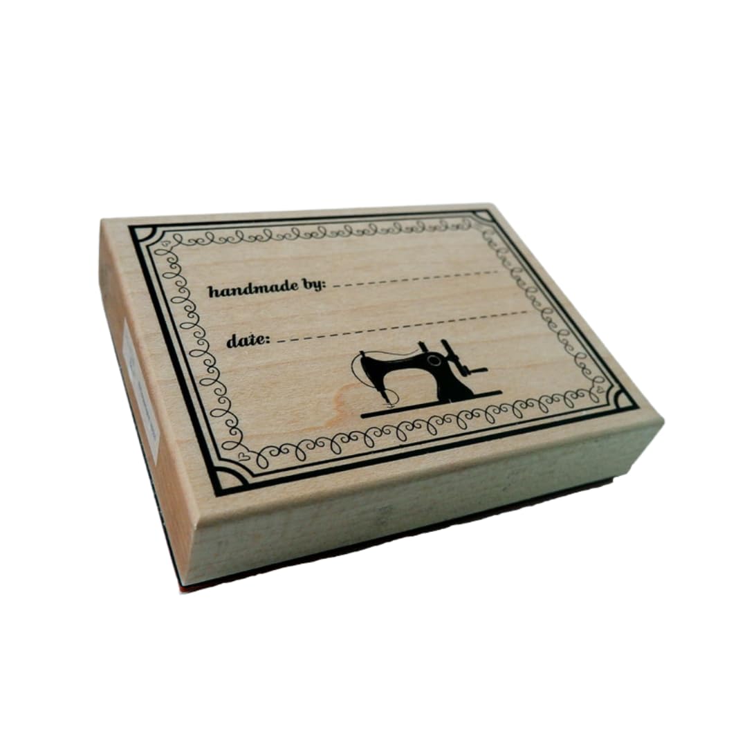 Madam Sew Fabric Stamp Pad – Handmade Custom Name Stamp for Clothing, Quilts & Gifts (3x4 inch)