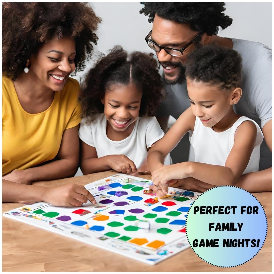 Madanar Blank Create Your Own Board Game Kit – 143-Piece DIY Set for Family & School Projects