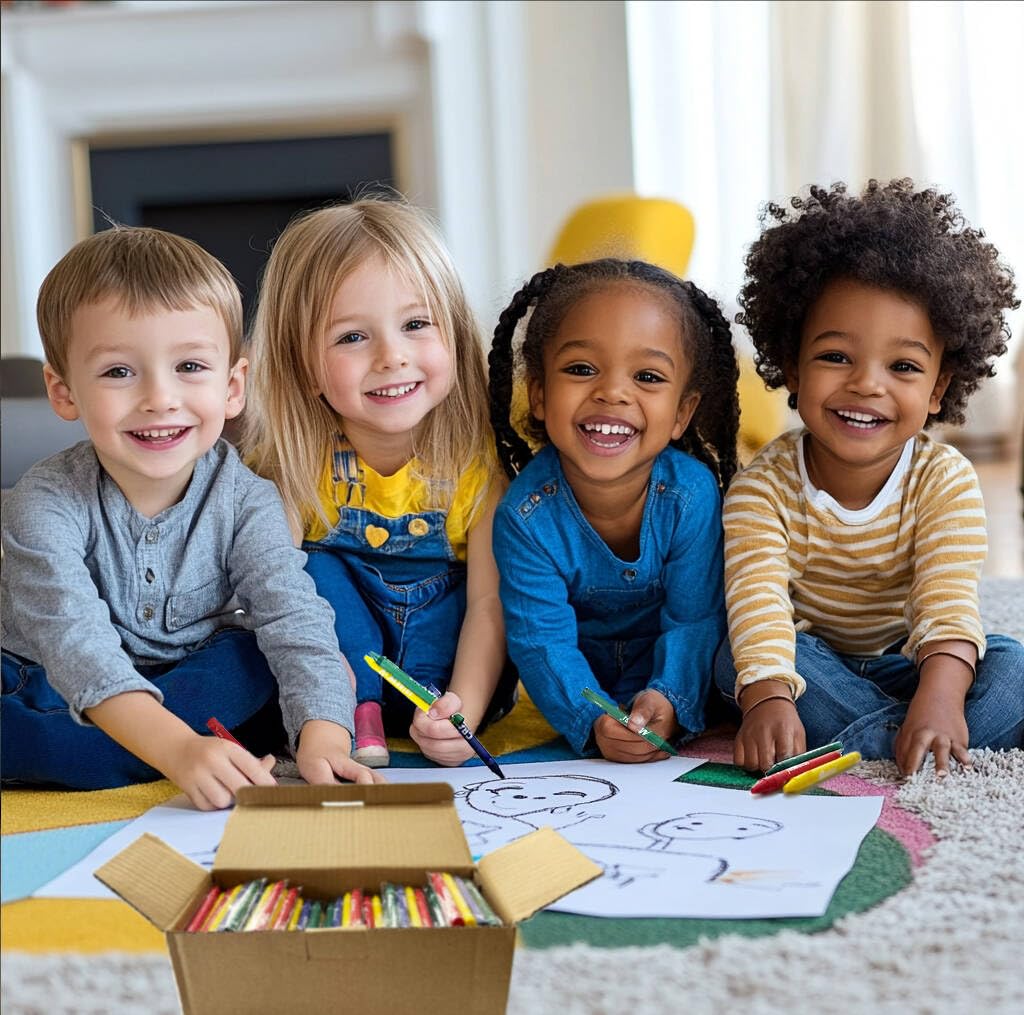 Madisi Crayons Bulk Pack – 240 Count, 60 Packs of 4 Colors for Classrooms