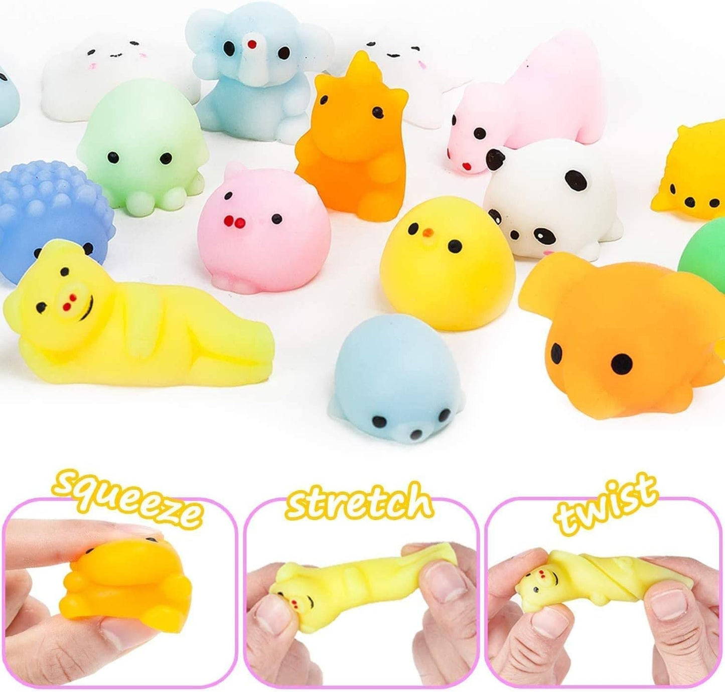 Maegawa 117 Pcs Party Favors for Kids 4-8 | Pop Fidget Toys & Prizes